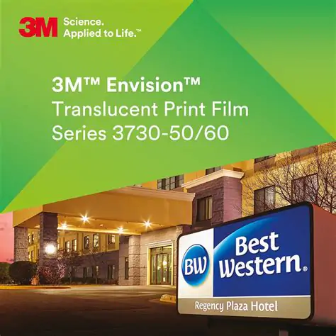 Photo of a Best Western backlit sign using Ij3730