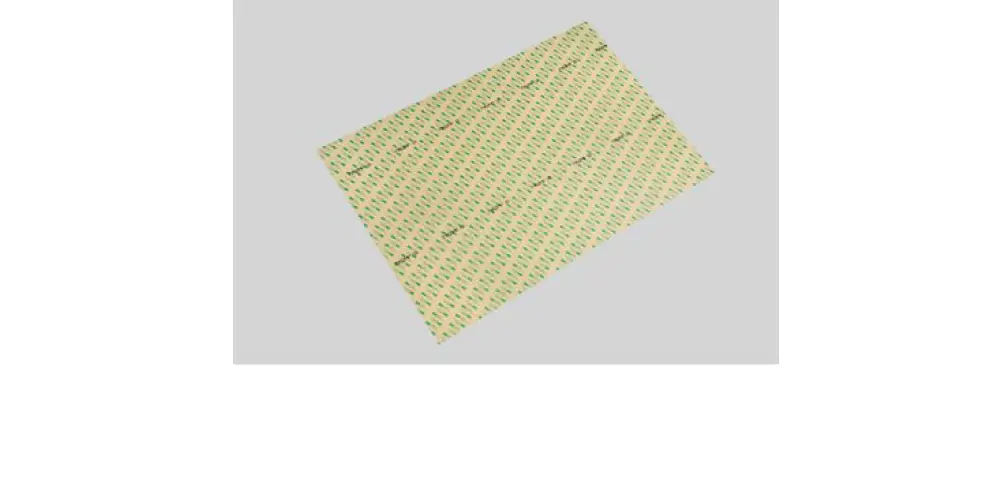 Sheet of 3M 7952MP Double Linered adhesive on brown kraft paper with green 3M logo pattern.