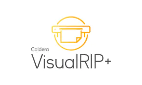 Caldera VisualRIP+ logo.
