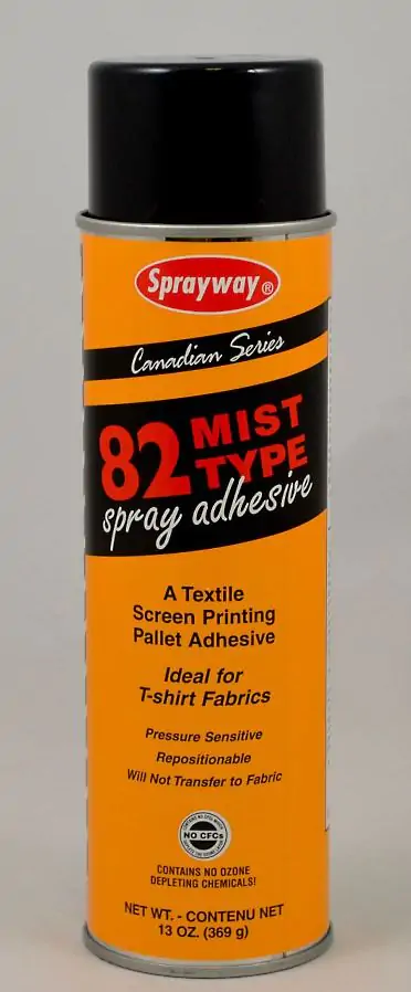 Orange can of Sprayway Mist 82. Words on can describing product 