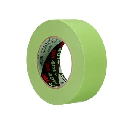 Roll of 3M High Performance, High Temperature Green Masking Tape.