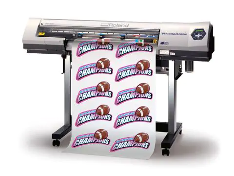 Champions printed on a sheet using Sublithin Soft PU Printable HTV
