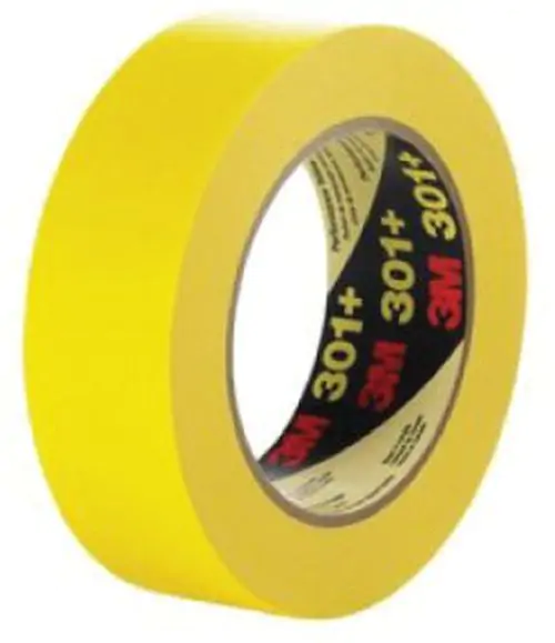 A roll of 3M Performance Yellow Masking Tape.