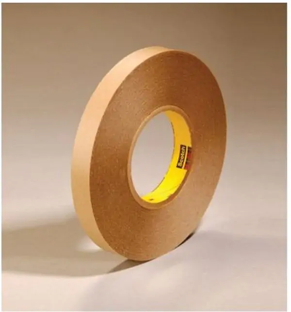 Gold roll of 3M 9425 Double Coat, Double Sided Removable / Permanent Tape.