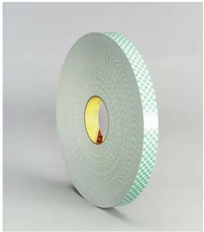 White roll of 3M 4032 Double Coated Urethane Foam Tape.