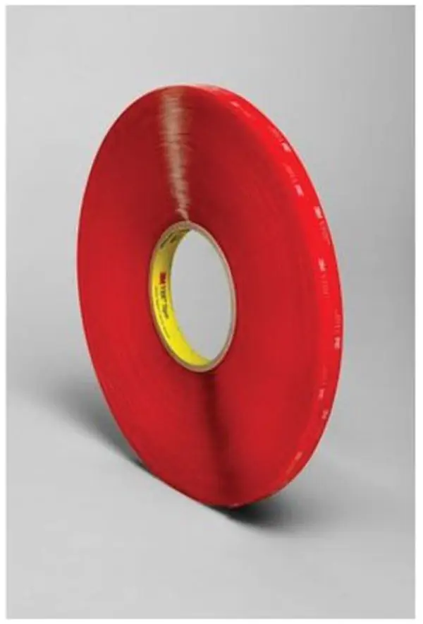 Red roll of 3M 4910 VHB Tape.