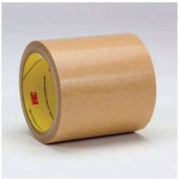Brown roll of 3M 9472 Laminating Adhesive with red 3M logo on yellow core.
