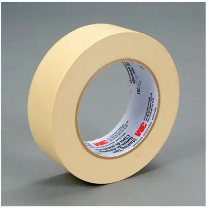 Roll of white 3M 203 Multipurpose Masking Tape.