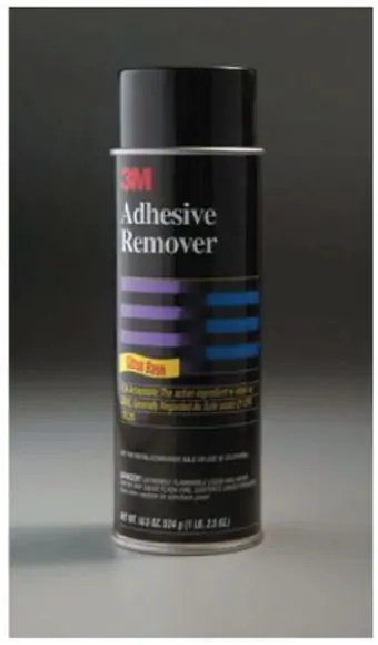 Black canister of 3M Citrus Based Adhesive Remover.