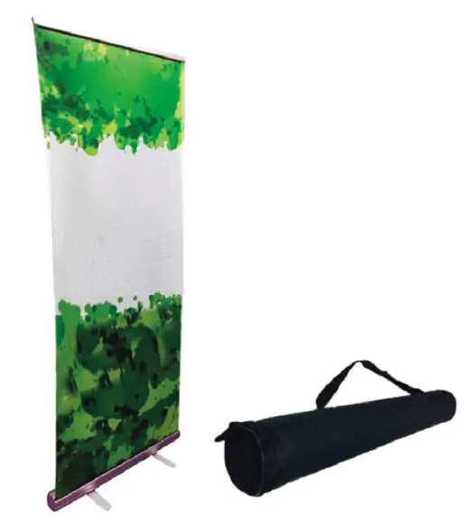 Retractable Economy 33" Single Sided Banner Stand