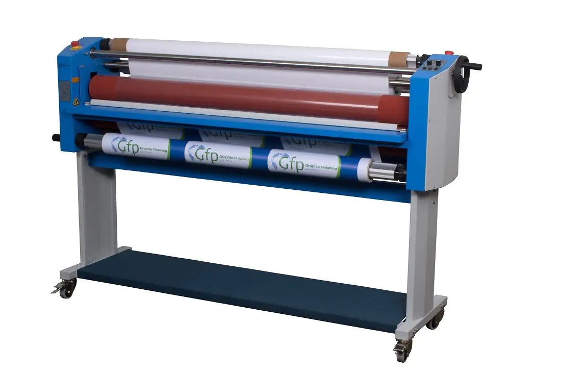 GFP 355TH 55" and 363TH 63" Top Heat Roll Laminators