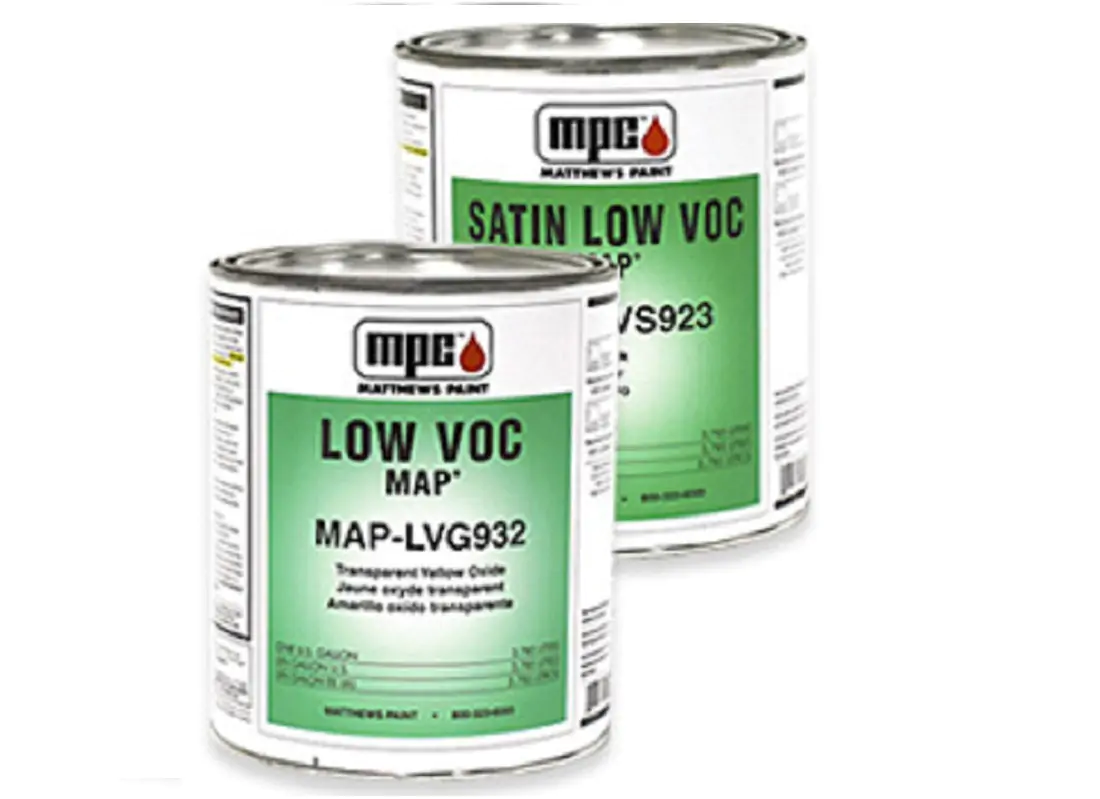 2 low VOC paint cans