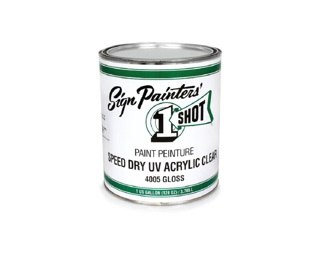 1 Shot speed dry UV paint can