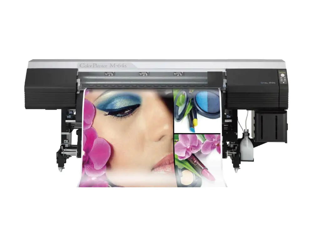 Color Painter M64S printer with print of a ladies face 